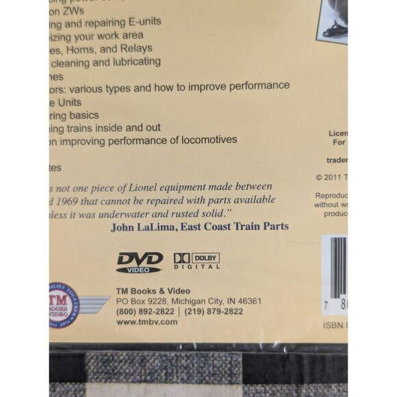 Maintenance & Repair for Lionel Electric Trains & Accessories DVD NEW - Picture 4 of 6